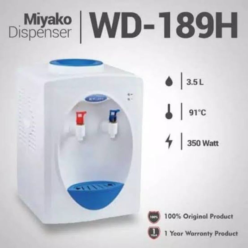 DISPENSER MIYAKO WD-189H GALON ATAS