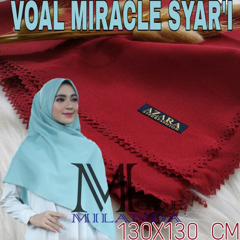 Azara Voal Miracle Syar'i 130X130 CM