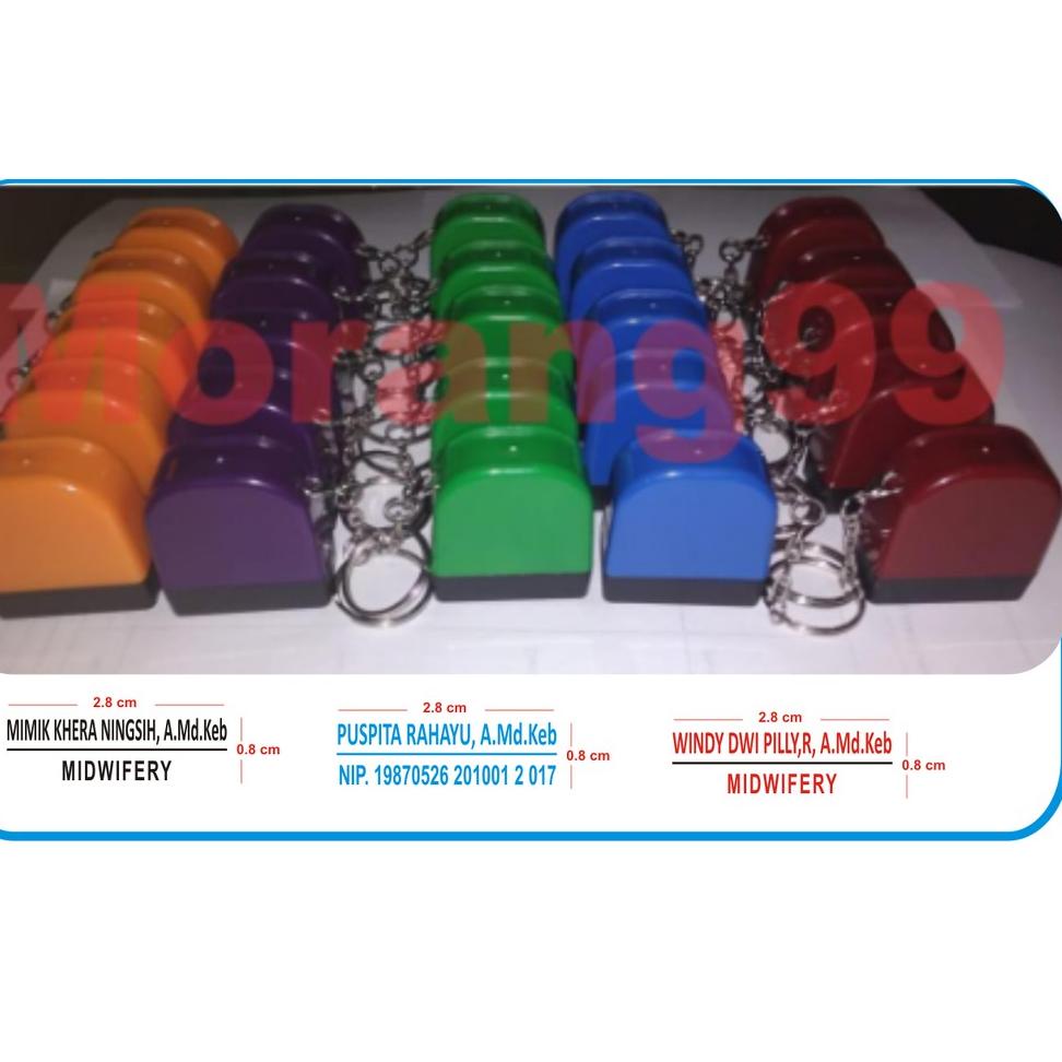 

[PRODUK MDWTC] STEMPEL NAMA | DOKTER | BIDAN | PERAWAT | NIP | NAMA NOMOR HP | JABATAN 0EI