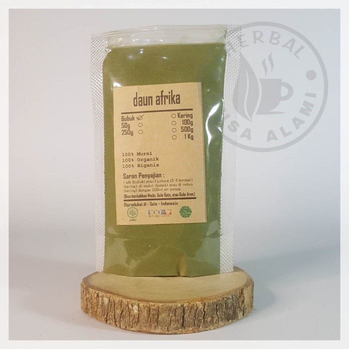 

BUBUK DAUN AFRIKA SELATAN | MURNI PREMIUM | Vernonia amygdalina 100g