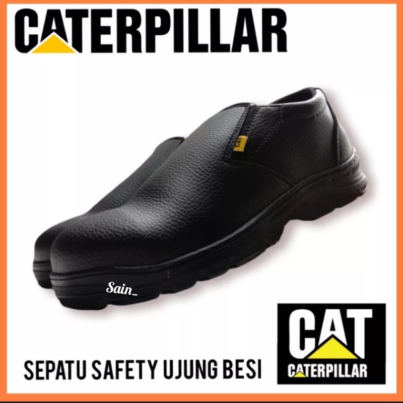 Sepatu Safety Pria Slip On Sepatu Safety Boots Pria Ujung Besi