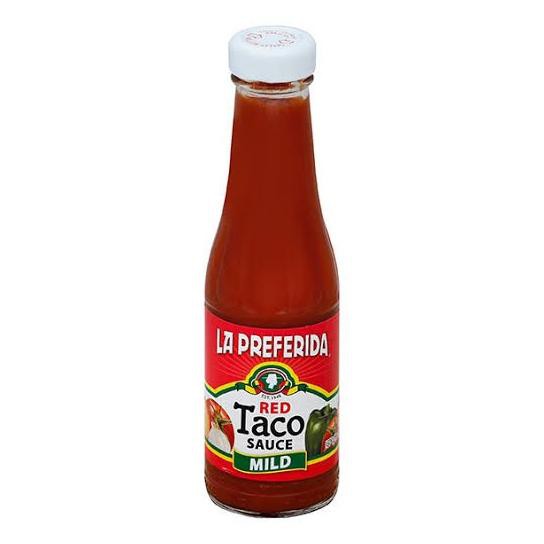 

la preferida red taco sauce hot 198gr