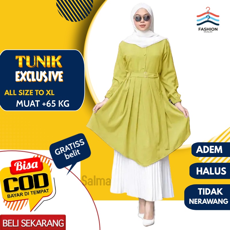 Tunik Amanda - Tunik Terbaru 2021- Tunik Kekinian-Tunik Wanita Murah- Tunik Remaja- Tunik polos