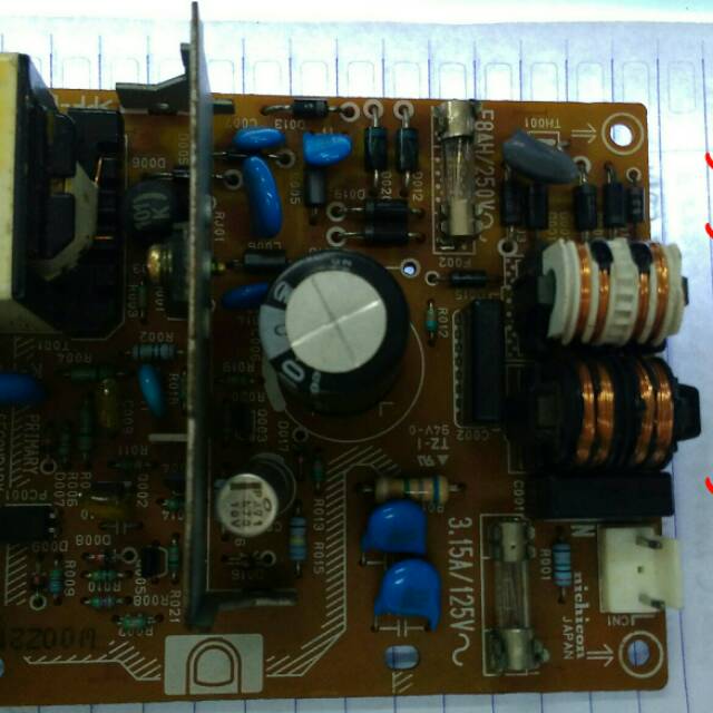 power supply ps2 fat seri 10000 kondisi normal