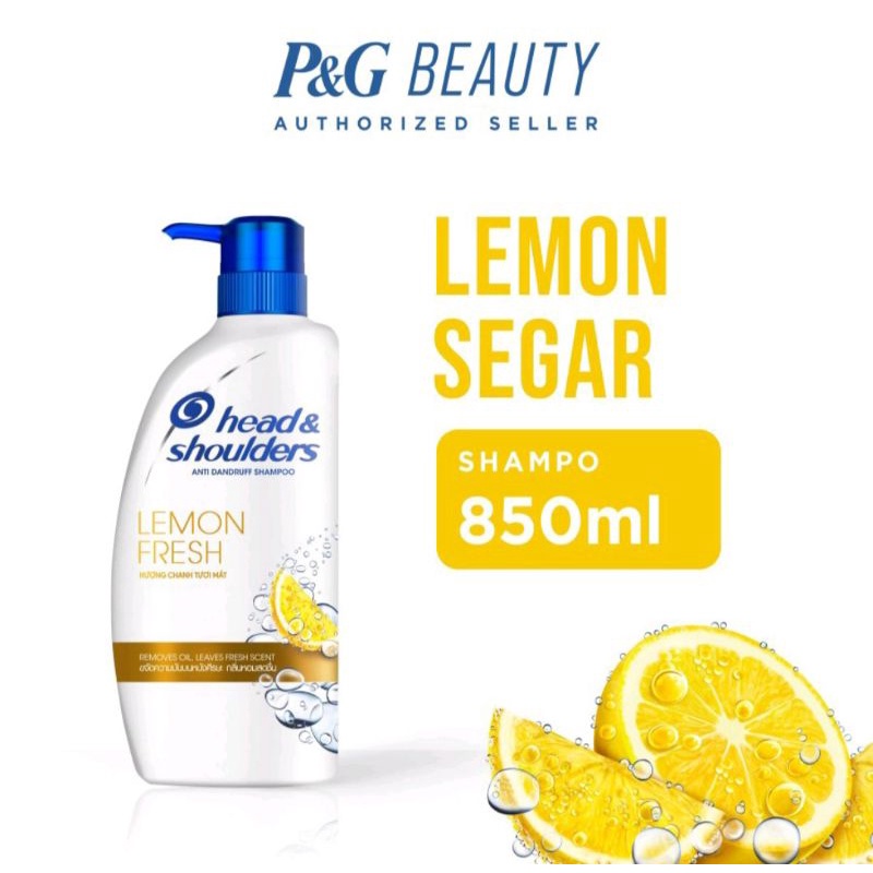 HEAD & SHOULDERS Shampoo Lemon Fresh 850ml - Shampo Head n Shoulders 850mlTolong buat tambahan bubbl