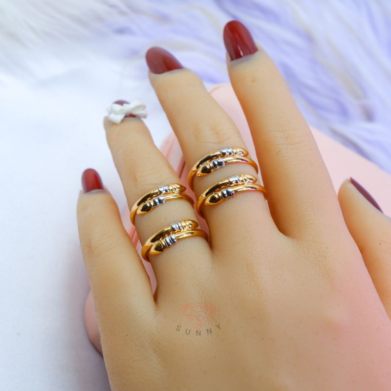 CINCIN KUKU MACAN 6K ASLI EMAS