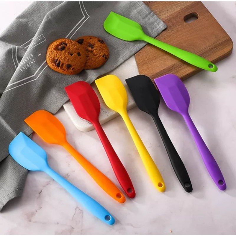 Fujinex Spatula Kue Sodet Silicone Memasak Baking Spatula Pencampuran Mentega