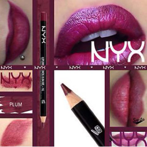 nyx slim lip liner plum