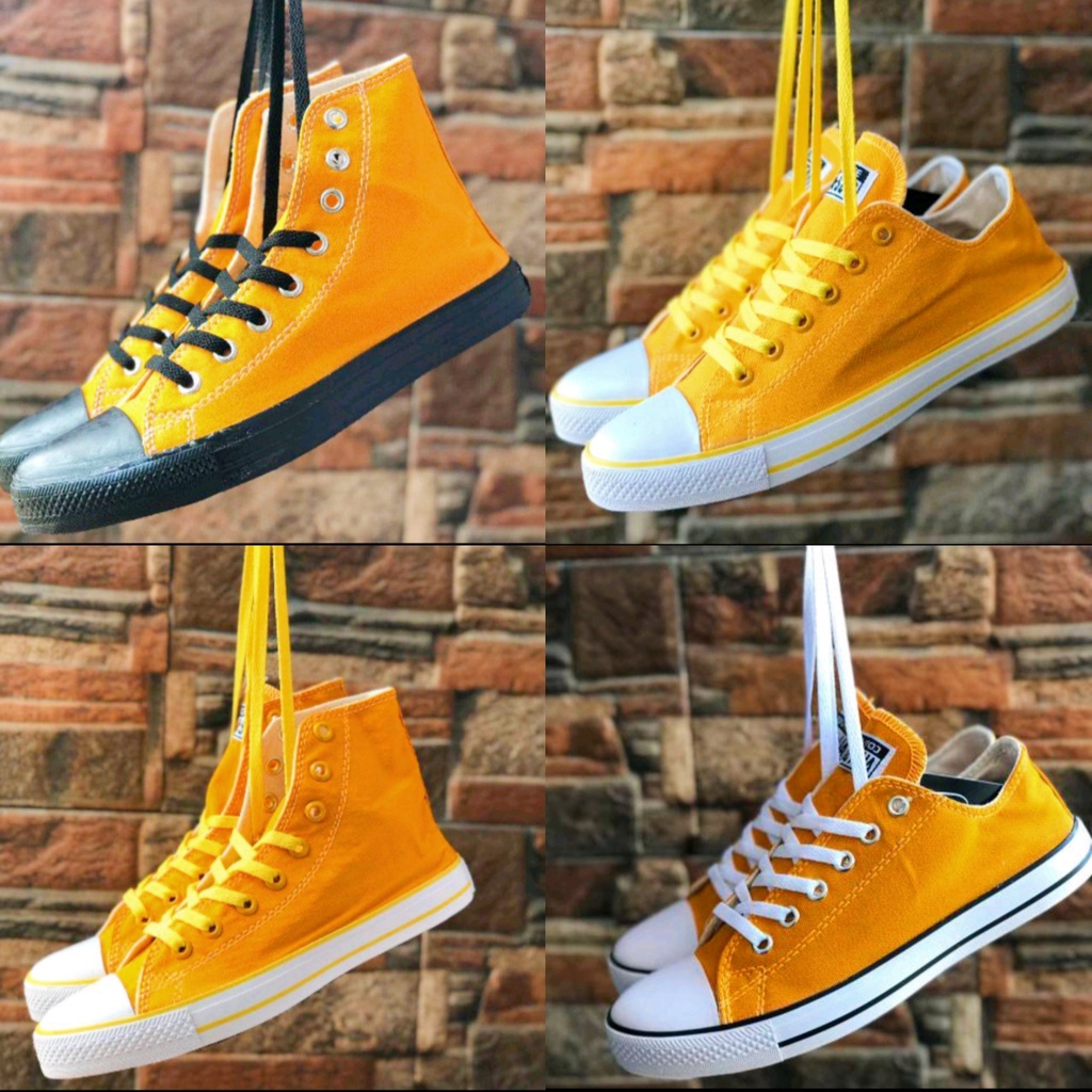 TERBARU!!!SEPATU KUNING SNEAKERS KEKINIAN + BOX