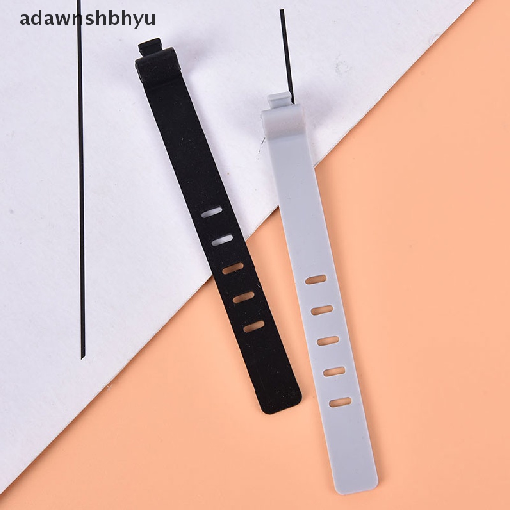 Adawnshbhyu 2PCS Silikon Telepon Kabel Data Winder Earphone Klip Charger Organizer Cable Tie