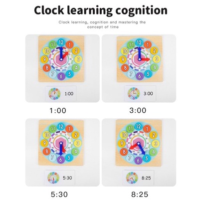 Mainan Kayu Edukasi 2 in 1 DIGITAL CLOCK