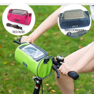 Tas Sepeda Bagian Depan Stang Setir Speda MTB Lipat Gunung Bike Riding Touch Bag [TS23]