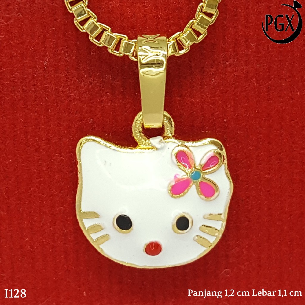 PGX Liontin Kalung Xuping Wanita Perhiasan Lapis Emas Aksesoris Fashion - I128