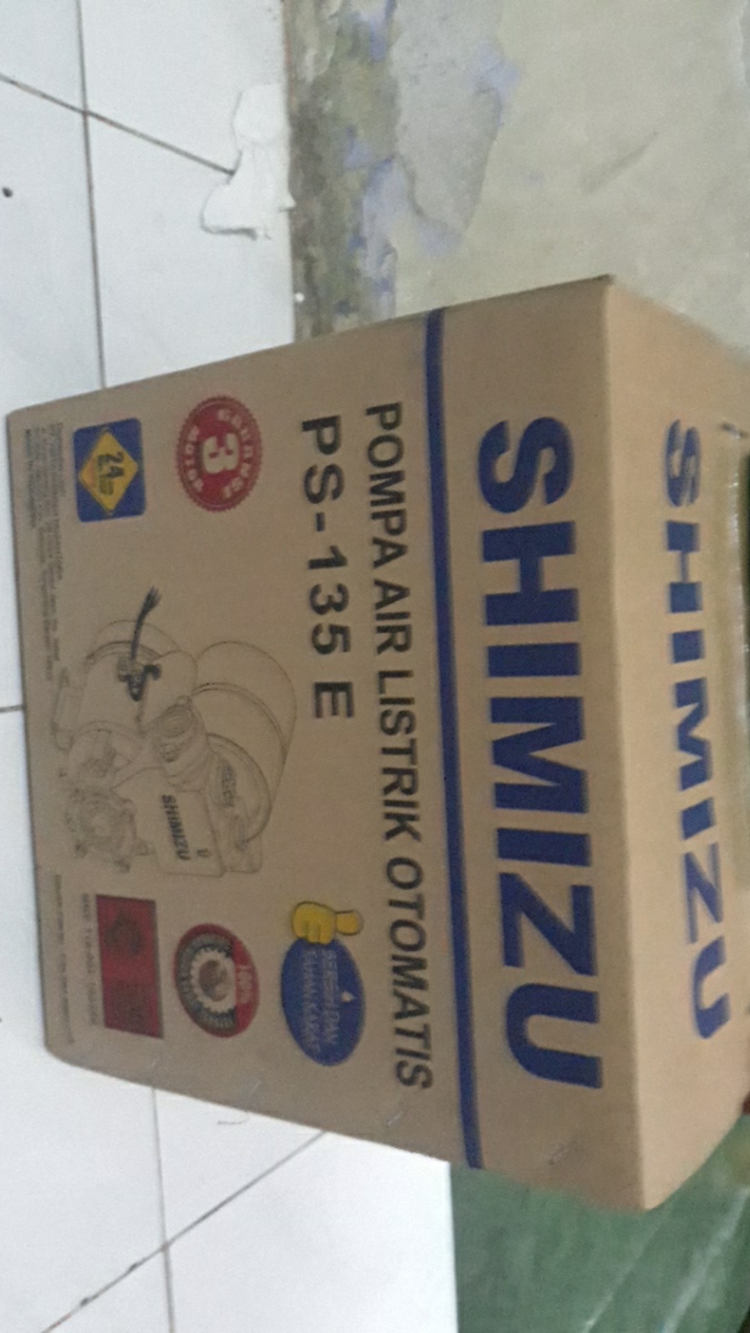 Pompa Air Listrik Sumur Dangkal Otomatis Shimizu Ps-135e / Ps 135e