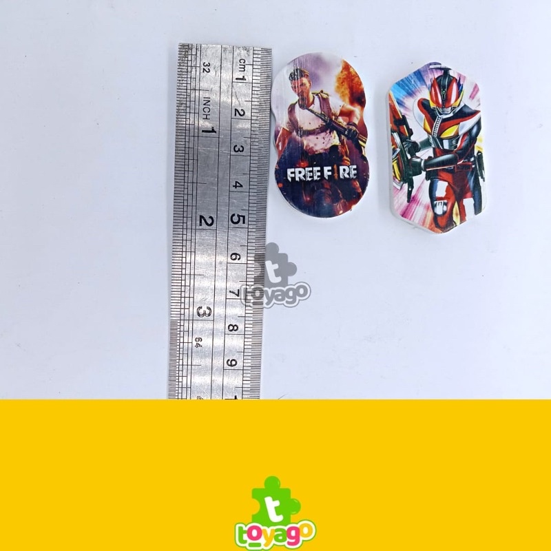 penghapus lembaran motif random isi 20pcs grosir murah