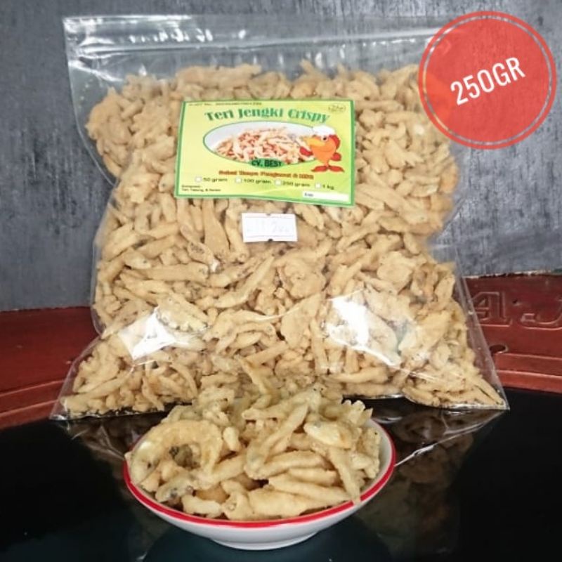 

Teri jengki crispy 250gr teri crispy jengki