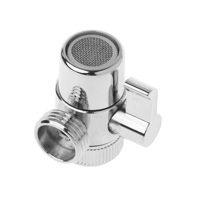 CRE  Brass 3-way Diverter Valve Faucet Connector Adapter Three Head Function Switch