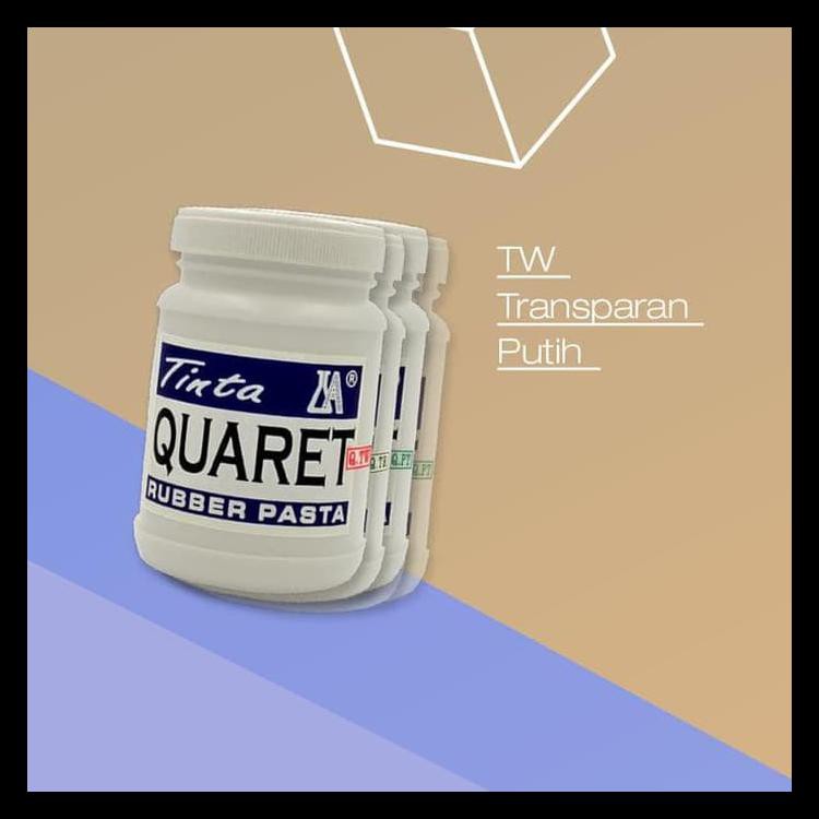 

Murmer Cat Sablon Quaret Warna Tw, Transparat & Putih - 1/4 Kg Keren