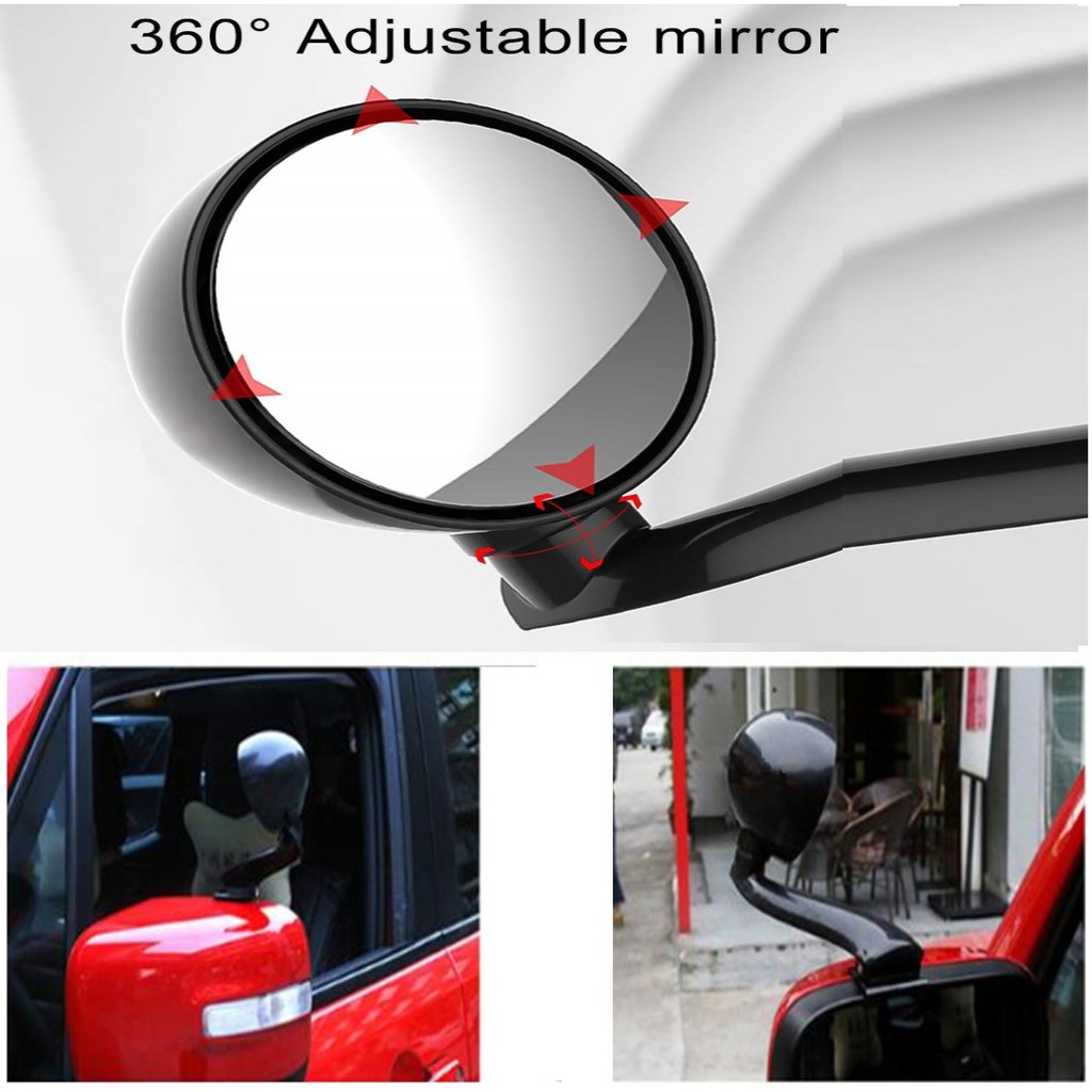 Kaca Spion Cembung Tambahan Blind Spot 360 | Car Mirror HD Wide View Angle