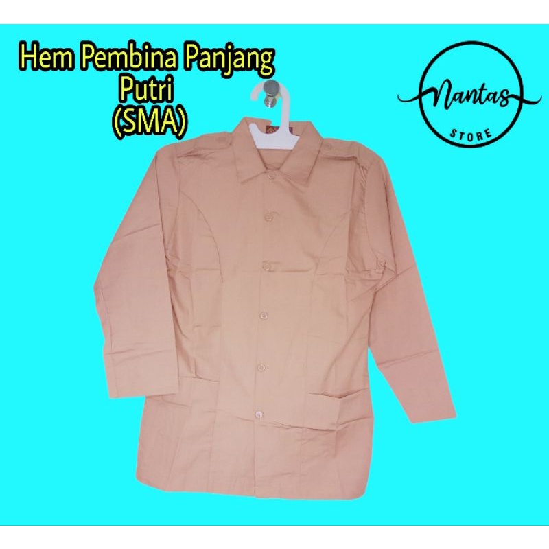 Seragam Pramuka Pembina Panjang SMA Merk SERAGAM Baju Pramuka Pembina Lengan Panjang SMA SMK