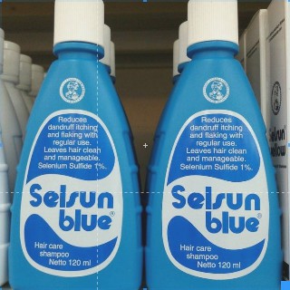 Selsun Shampoo Blue 120Ml / Shampoo Anti Dandruff / Sampo Anti Ketombe / Perawatan Rambut