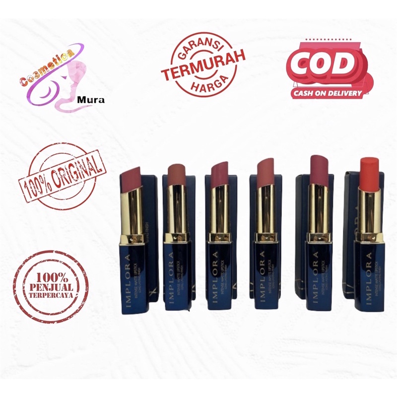 (ck,ix) IMPLORA MATTE LIPSTIK PUTAR INTENSE LIPSTICK - LIPSTIK INTENSE
