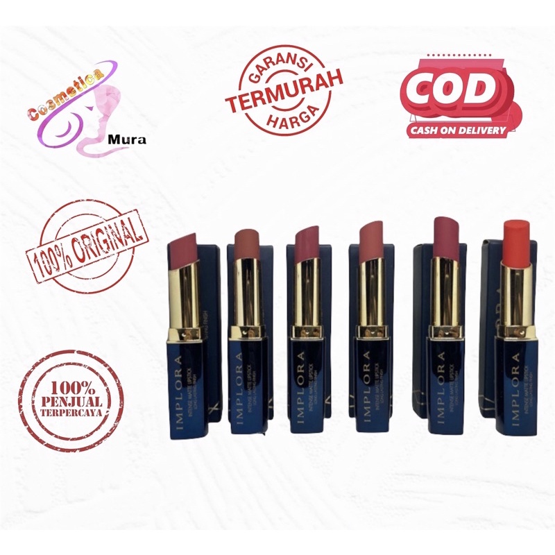 LIPSTIK PUTAR - Lipstik intense implora / lipstik implora / lipcream implora / lipstik matte implora