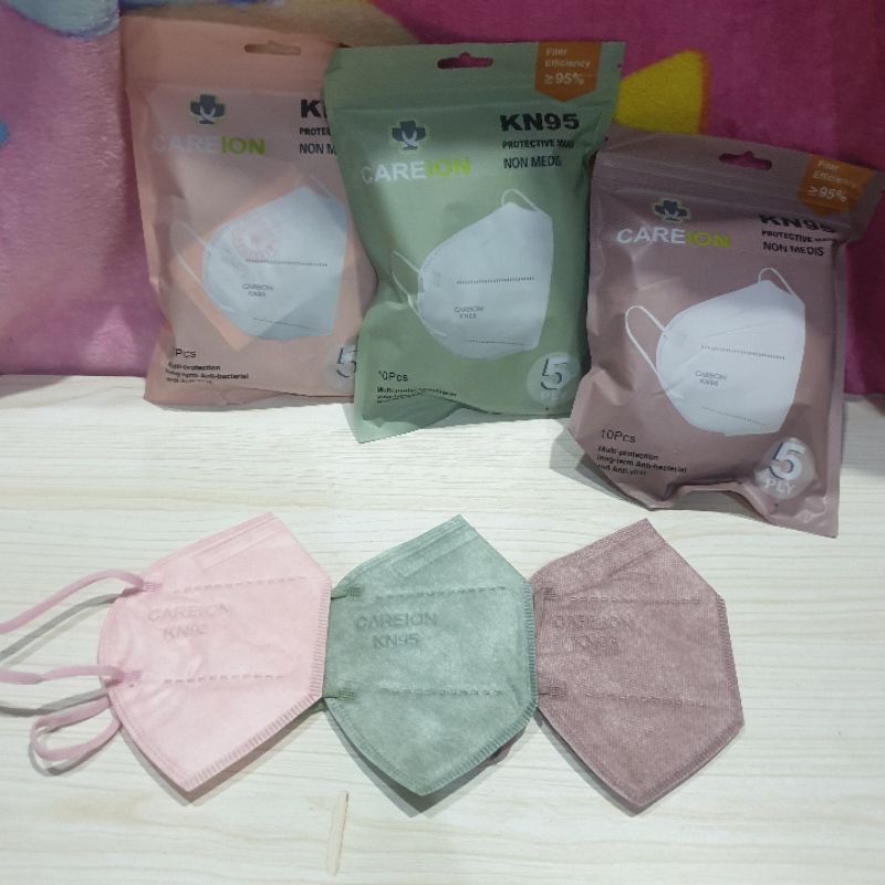 Masker KN95 Careion warna