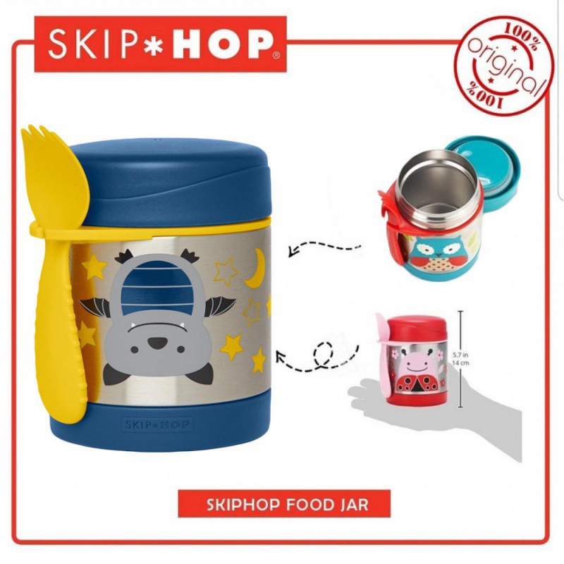 Skip Hop Zoo Insulated Food Jar Termos Makan Anak 325ml