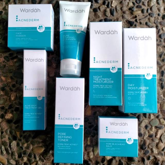 ♥️Diskon♥️ Wardah Paket Acne Jerawat 7pcs