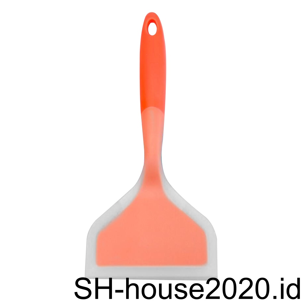 (house2020) Spatula Masak Pancake Bahan Silikon Anti Lengket Warna Acak