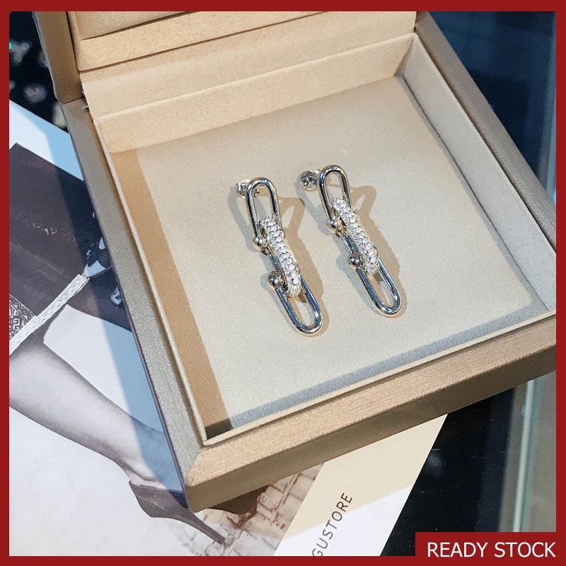 Anting Tusuk Sterling Silver 925 High Class Elegan Untuk Wanita