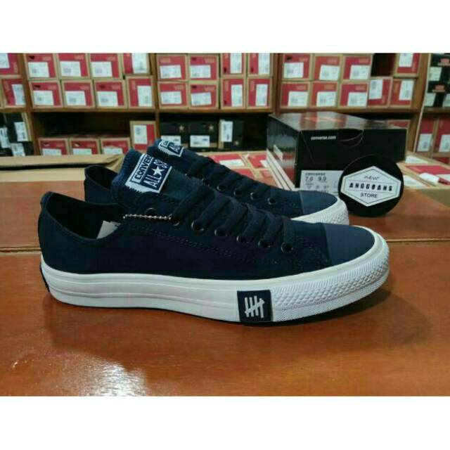 Sepatu Converse Allstar CT PRO UNDEFEATED BNIB IMPORT PREMIUM DRES BLUE NAVY SNEAKERS BERKUALITAS