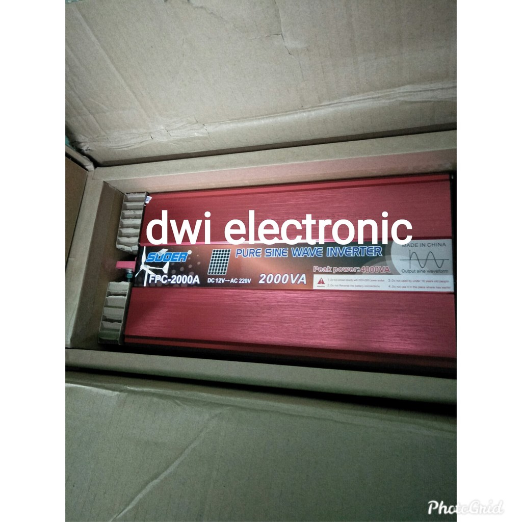 FPC2000 Inverter PSW Pure Sine Wave Murni 2000 Watt FPC 2000