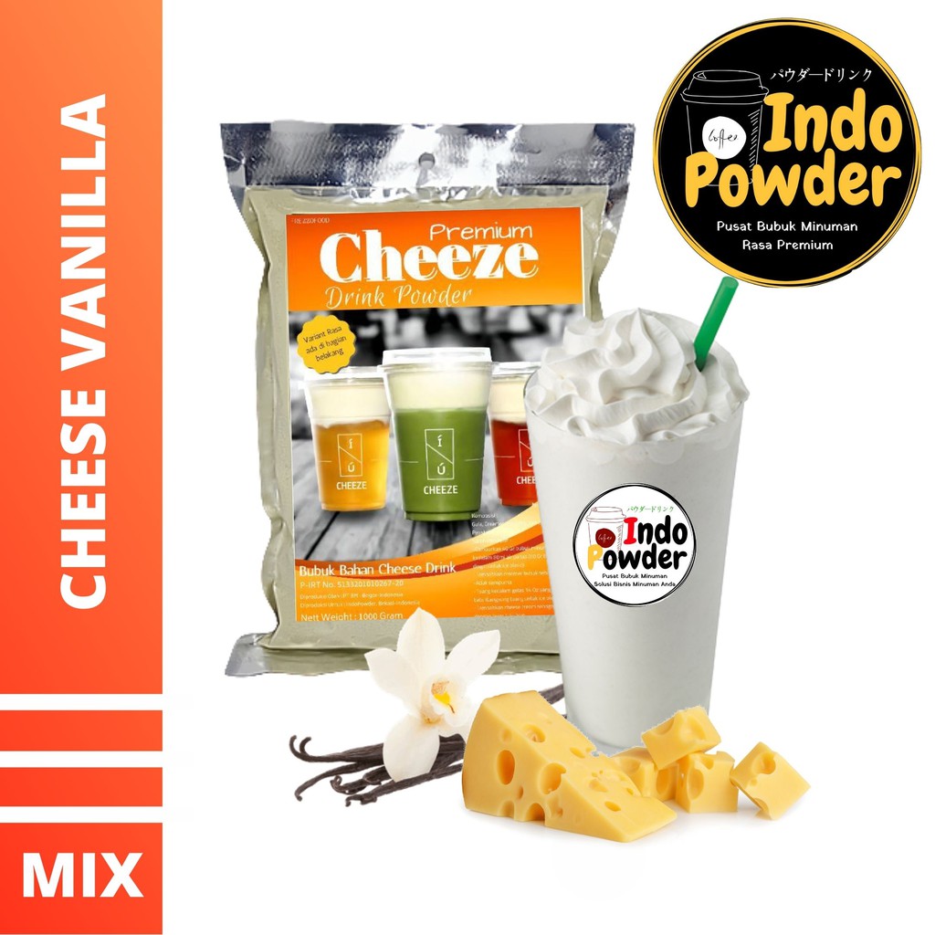 Bubuk Minuman CHEESE VANILLA 1Kg - Bubuk CHEESE VANILLA 1Kg - CHEESE VANILLA Bubuk 1Kg