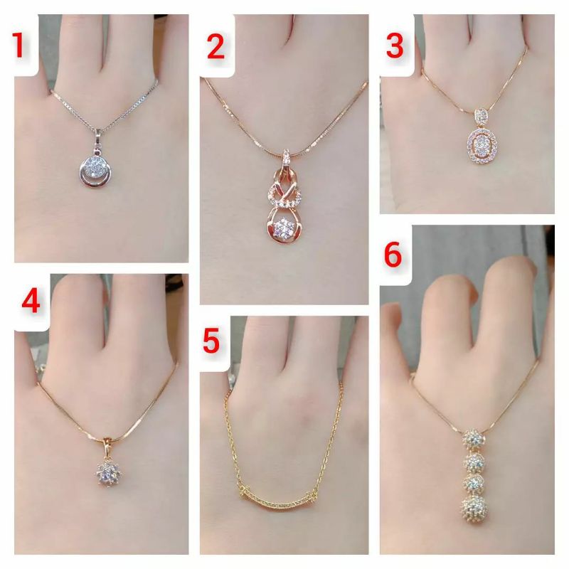 Kalung Titanium Anti Karat, Liontin Perhiasan Wanita Xuping, COD bayar dirumah, Gratis Ongkir