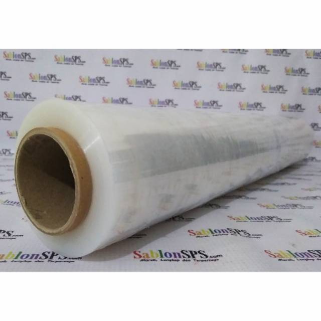 PLASTIK WRAPPING STRETCH FILM 50CM X 200 METER MURNI