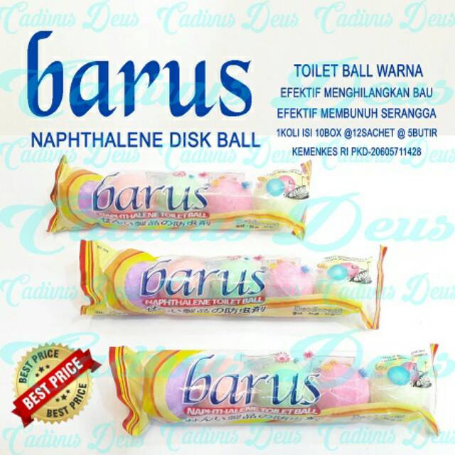 KAMPER BOLA - TOILET BALL - BARUS - WARNA ISI 5PCS