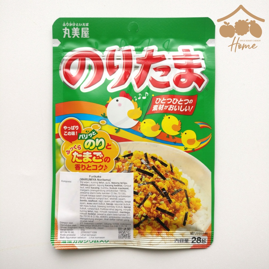 

Marumiya Furikake Noritama 30gr Jepang Japan 30 gr abon tabur