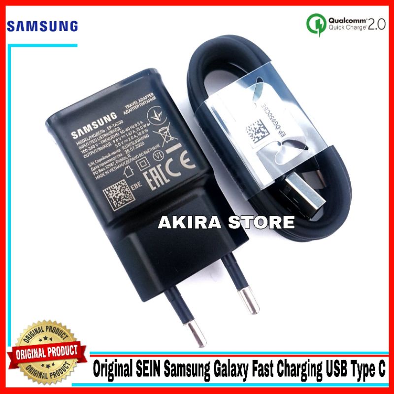 Charger Samsung Galaxy Fold ORIGINAL 100% Sein Fast Charging Type C