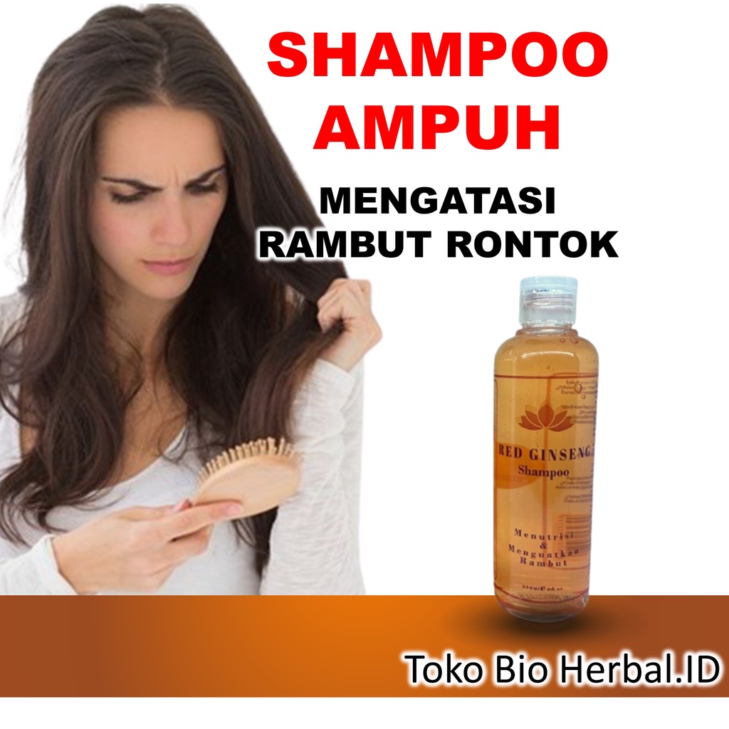 Sampo Rambut Rontok Penyubur Rambut Rontok Red Ginseng Shampoo B4P