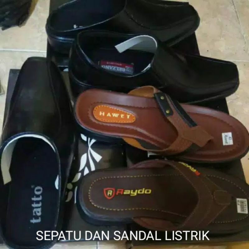 sandal listrik terapi jabat tangan keseteum totok syaraf