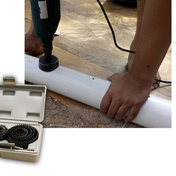 Mata Bor Kayu Set / Holesaw Kit 13 Pc Nankai