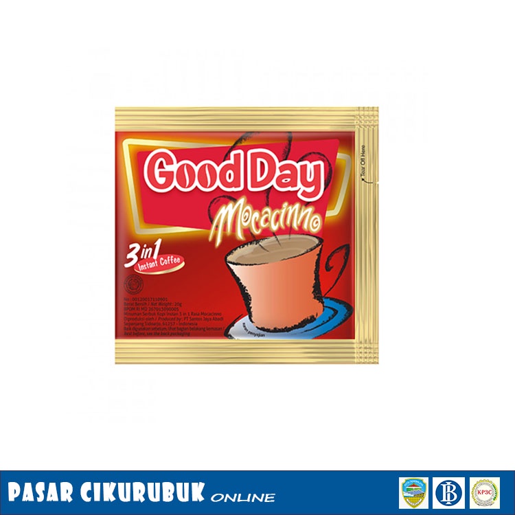 

Kopi Mocacino Good Day 3 in one 20 g X 10 Pcs