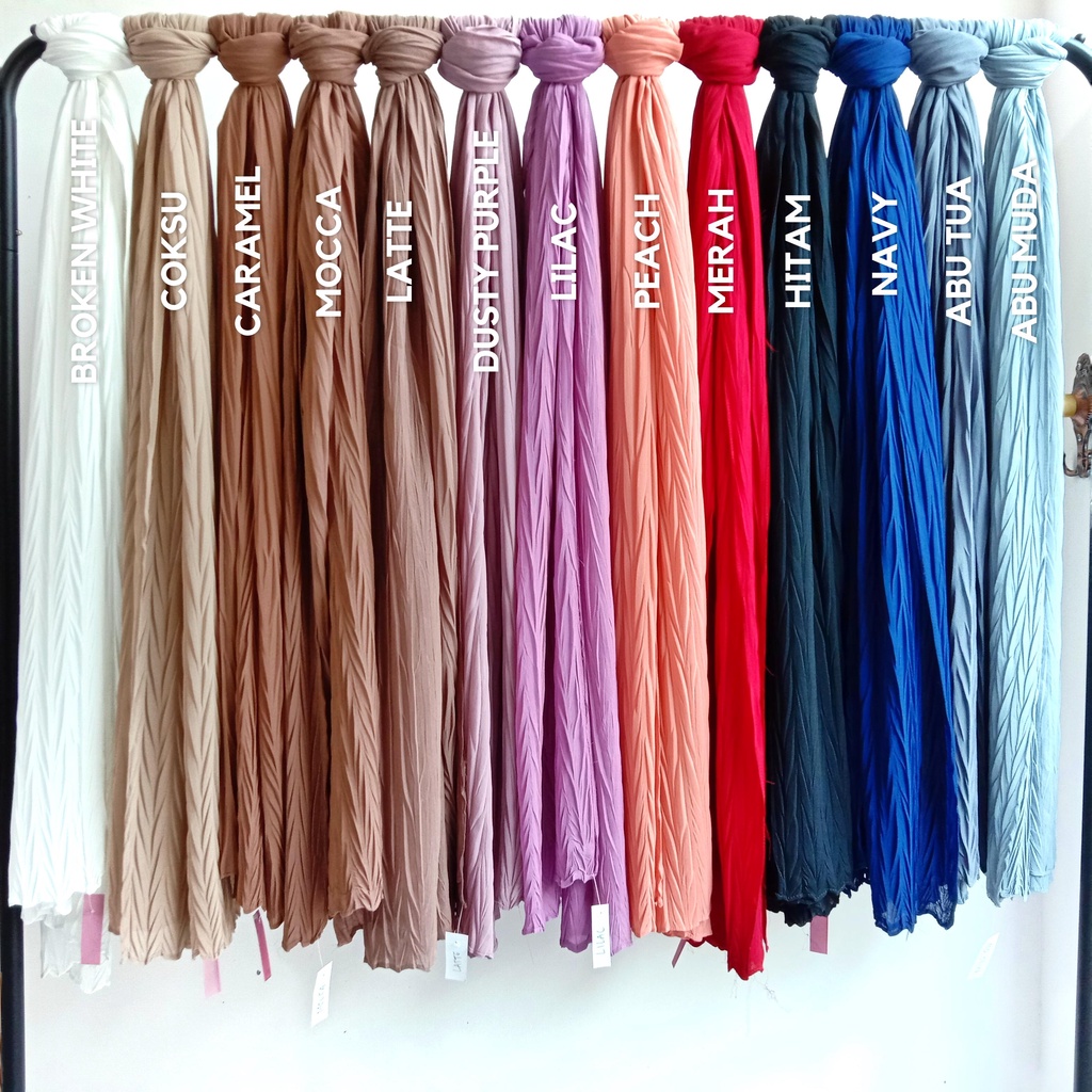 Pashmina plisket padi