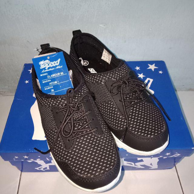  Ramayana  Sepatu  wanita Glamour 60 speed Hitam Shopee 