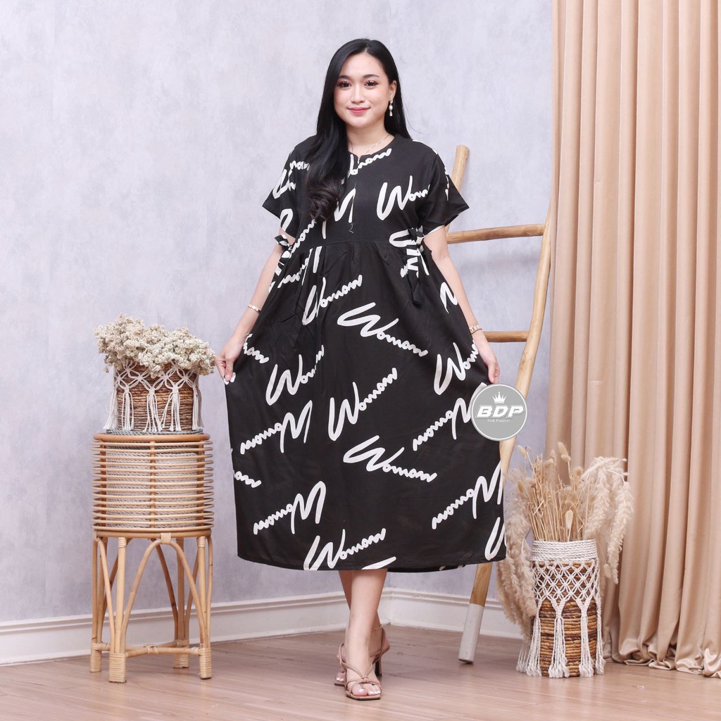 Dianputri - Daster Chibi Panjang Semata kaki Busui Kekinian Non Ruffle Dianputri-pendek women