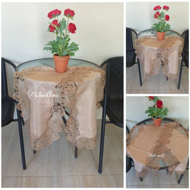 TABLE RUNNER BUFET / TABLE RUNNER MINIMALIS / TABLE RUNNER BUFET MINIMALIS SINGAPUR IMPORT 150CM