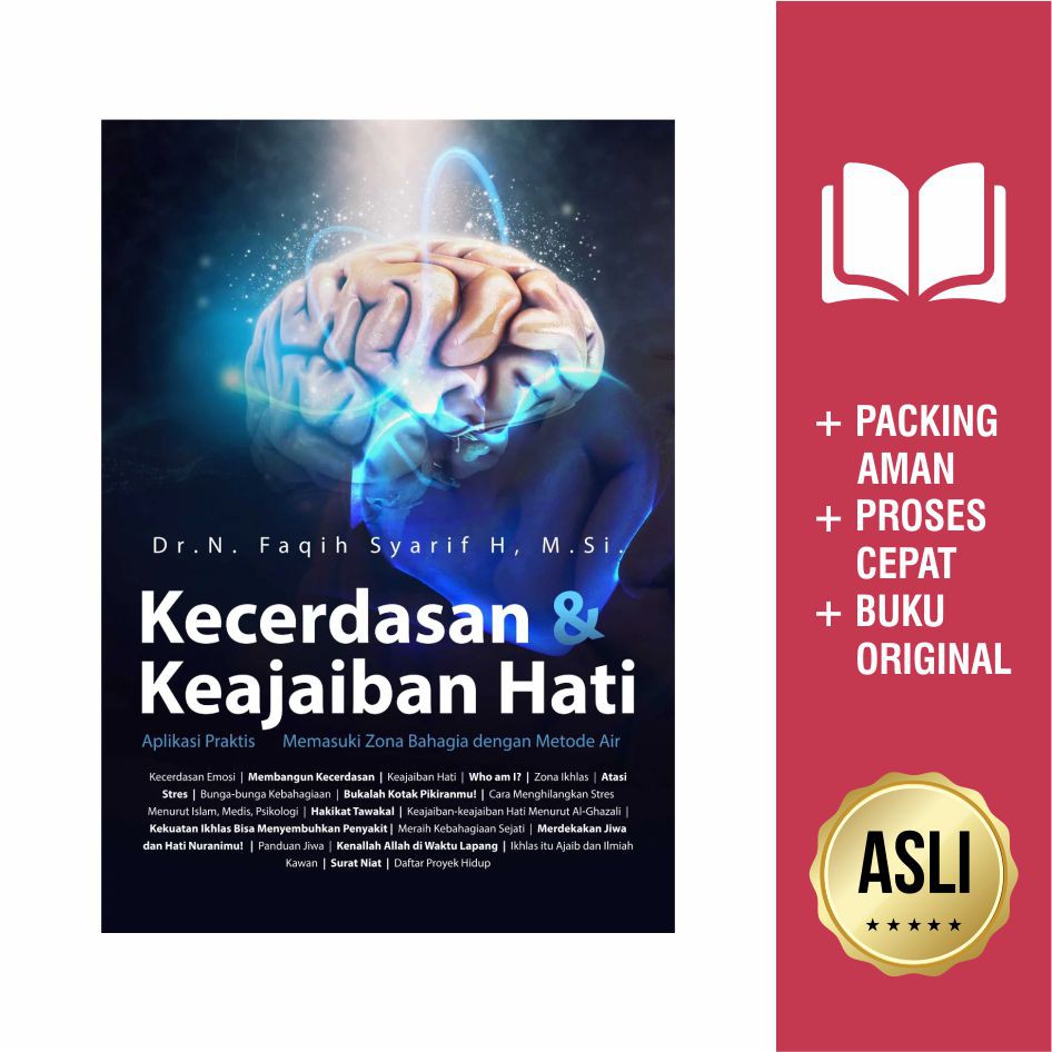 Buku Kecerdasan Dan Keajaiban Hati Aplikasi Praktis Memasuki Zona Bahagia Dengan Metode Air Shopee Indonesia