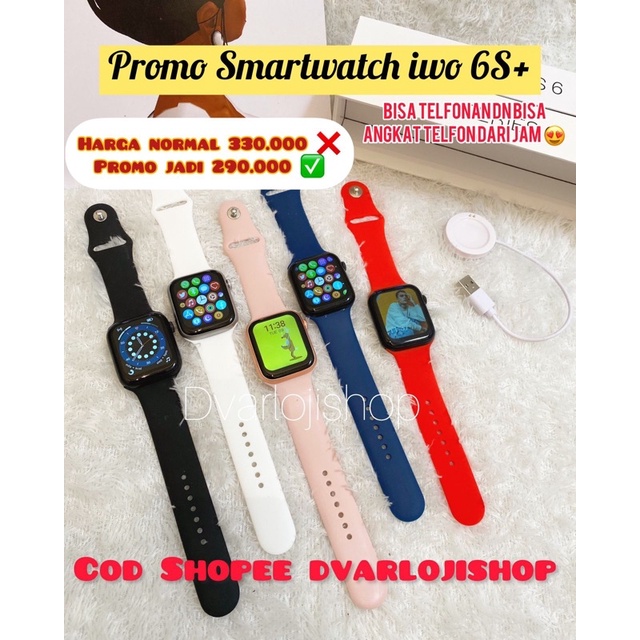 Premium (RRW) SMARTWATCH IWO 6S+ BISA TELPONAN Distributor Termurah